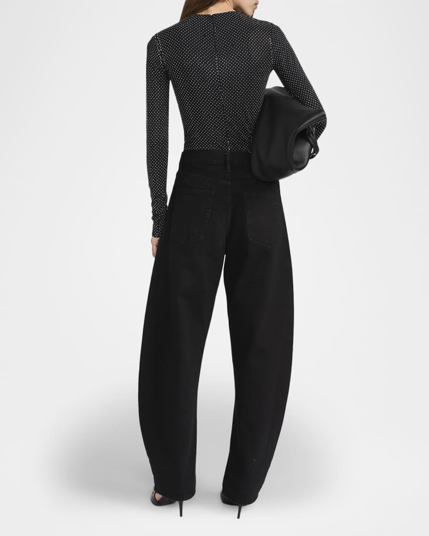 The Rhinestone Jersey Top 