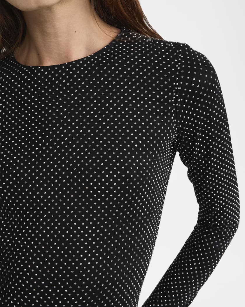 The Rhinestone Jersey Top 