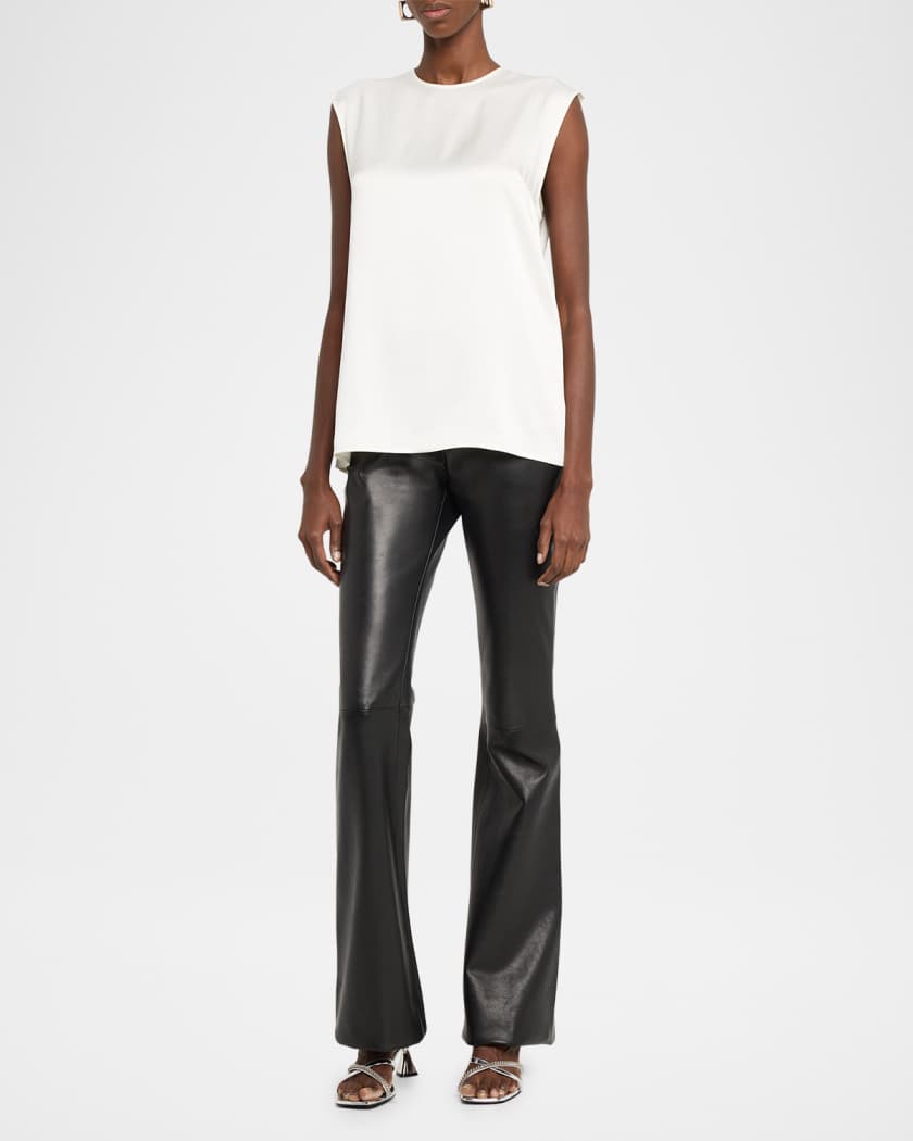 Stella McCartney 65mm Elsa Metallic Sandals | Neiman Marcus