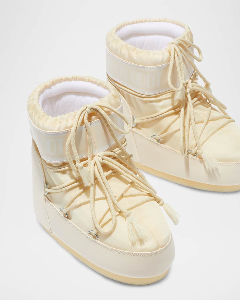 Moon Boot Icon Low Nylon Snow Boots | Neiman Marcus