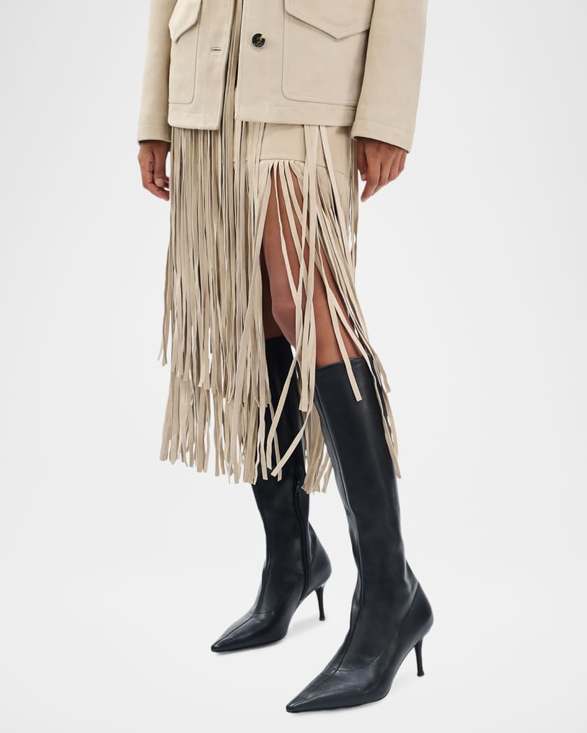 Mercer Leather Knee-High Boots