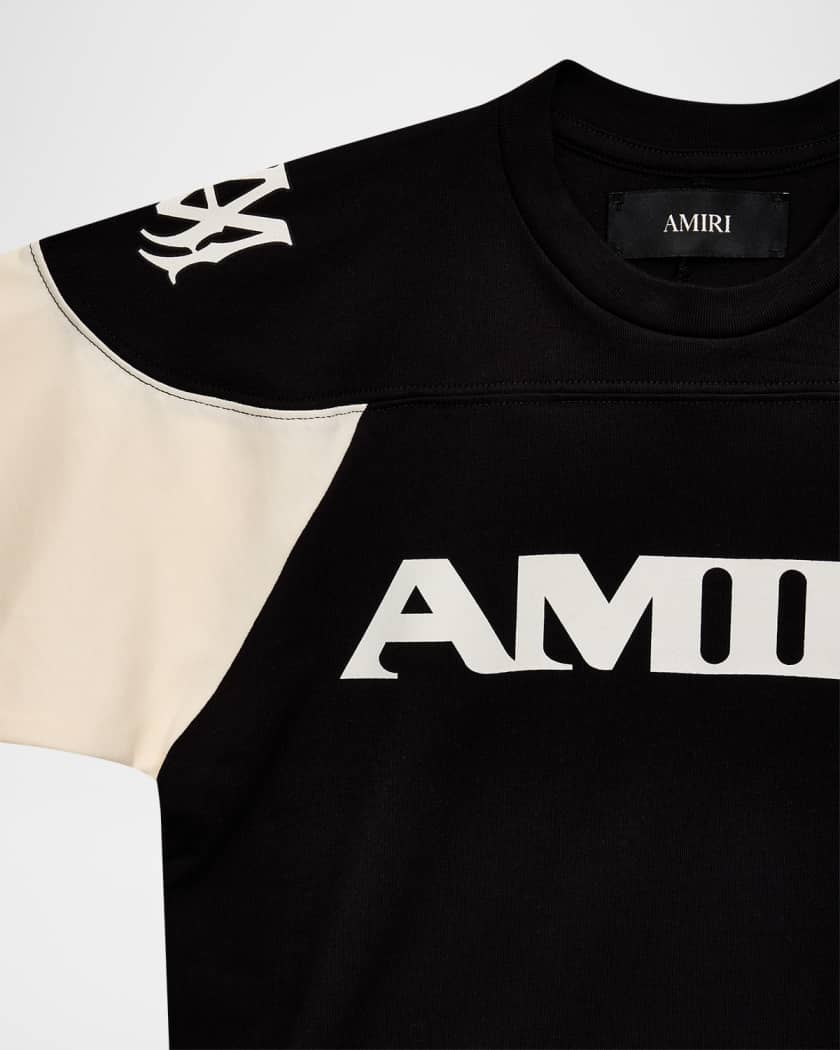 Kid's Amiri Sport Short-Sleeve Cotton T-Shirt, Size 4-12