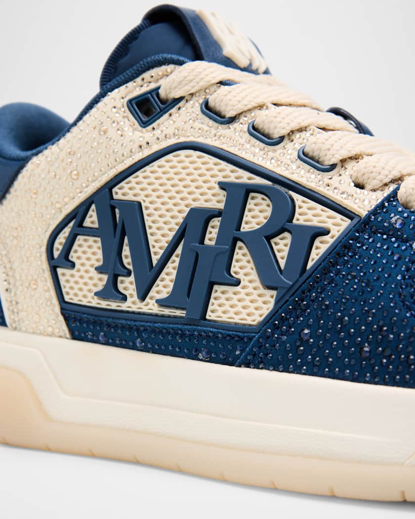 Amiri Men's Crystal Classic Low Leather Low-Top Sneakers | Neiman