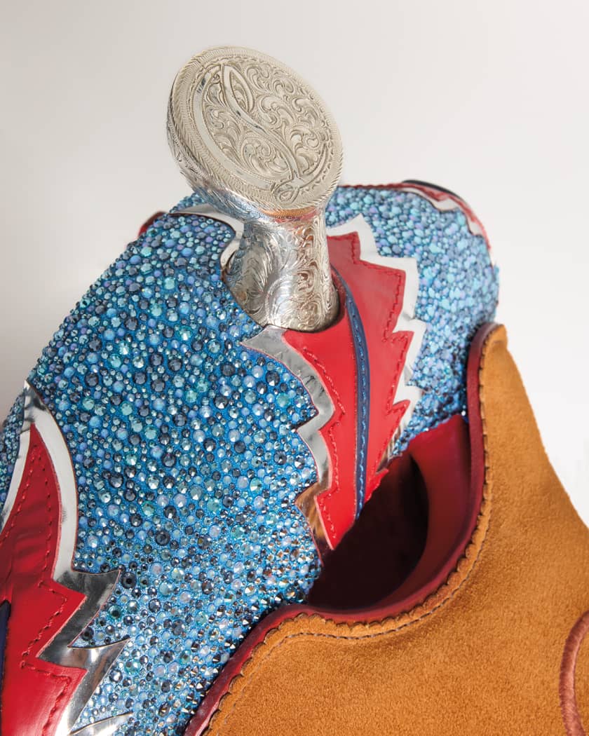 Christian Louboutin Custom Saddle