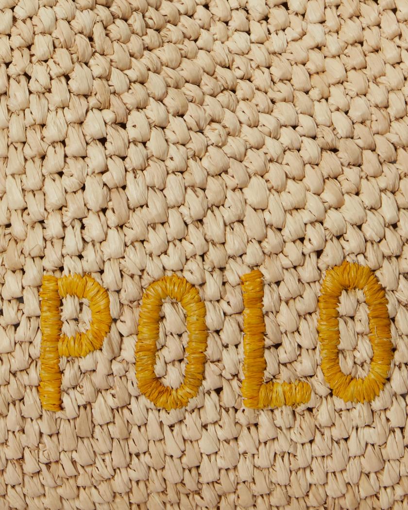 Polo Ralph Lauren Polo Play Raffia Messenger Bag | Neiman Marcus