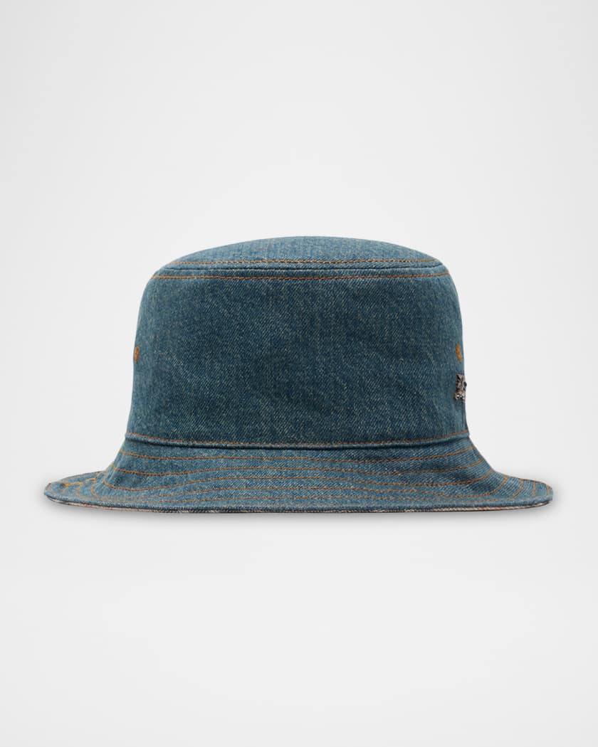 Burberry Denim Bucket Hat | Neiman Marcus