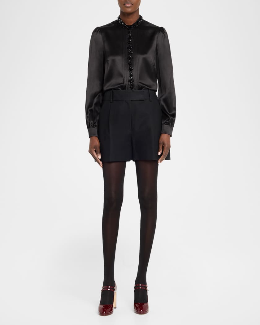 100mm Babette Patent Leather Platform Mary Jane Pumps