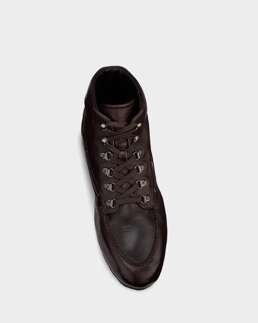 Bally Men's Perseval Leather Lace-Up Boots | Neiman Marcus