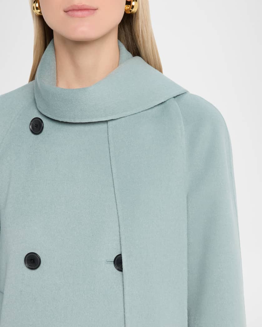 Proenza Schouler Brisa Wool-Cashmere Scarf Coat | Neiman Marcus