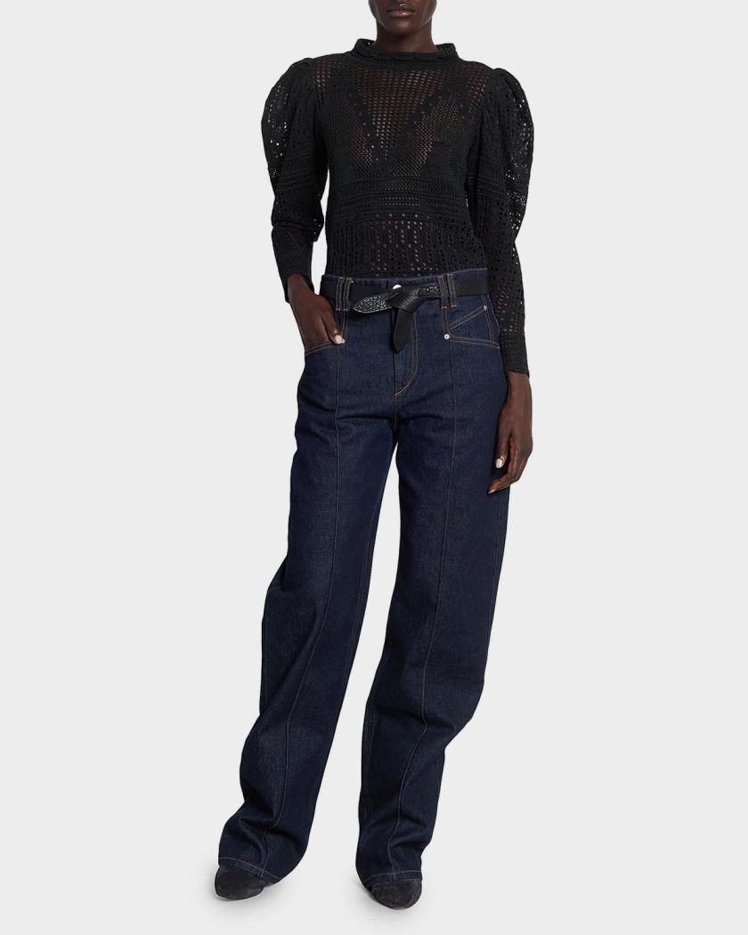 Isabel Marant Kirka Leather Wrap Belt | Neiman Marcus display picture 3