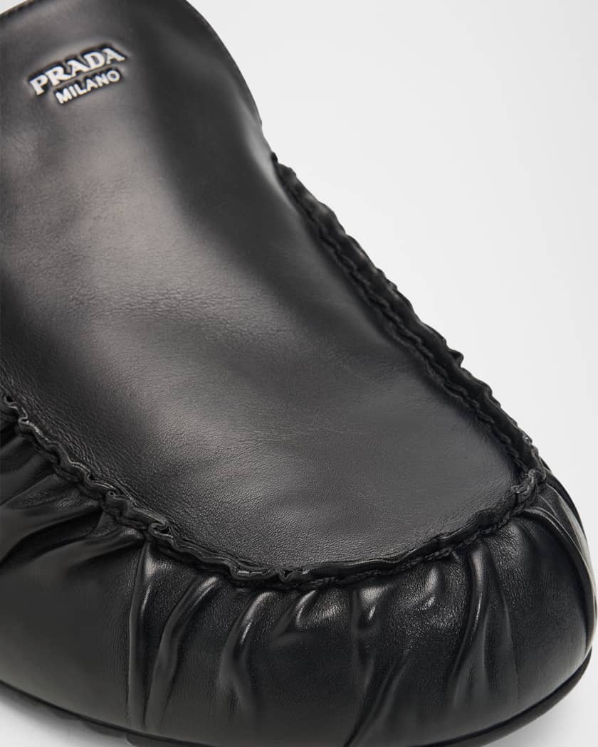 Men's Prada ミュール prada Leather Marcus Neiman | Mules Moc-Toe 靴