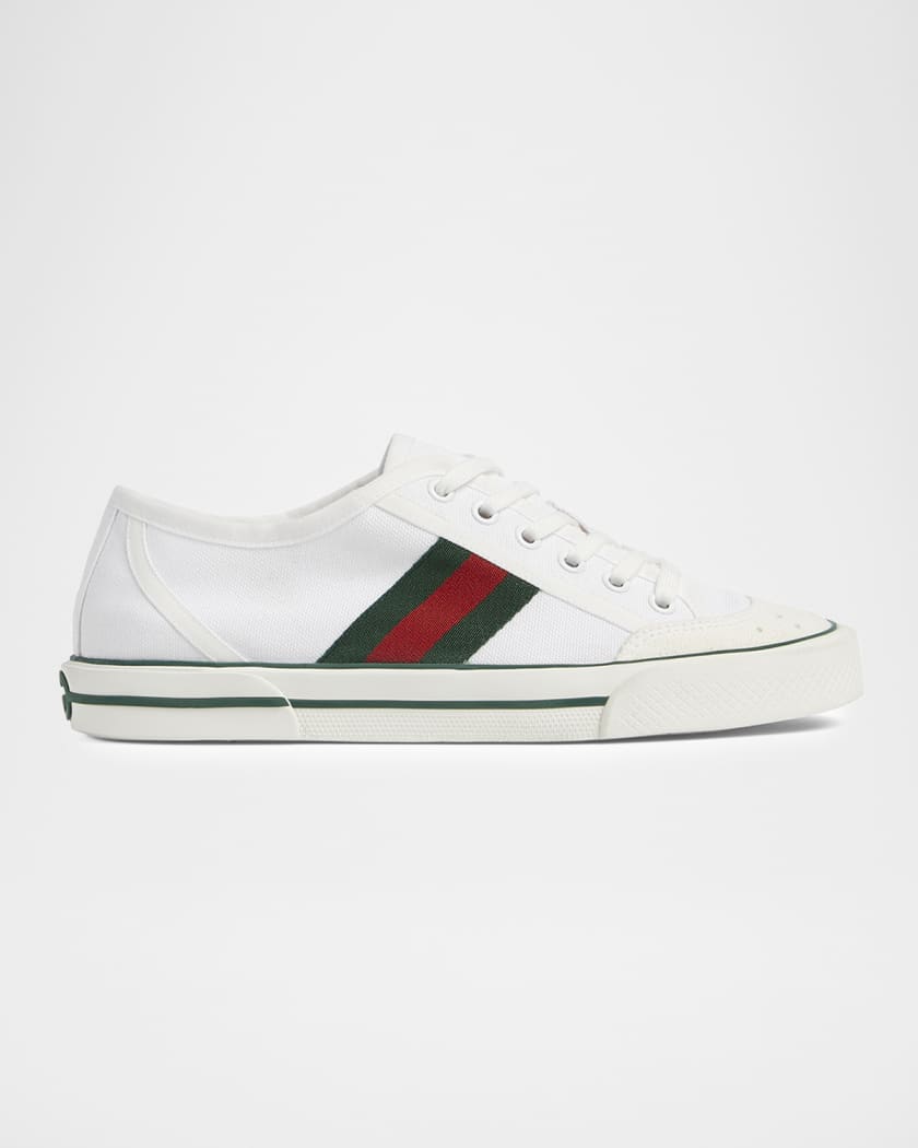 Gucci Tennis 1977 Canvas Low-Top Sneakers | Neiman Marcus
