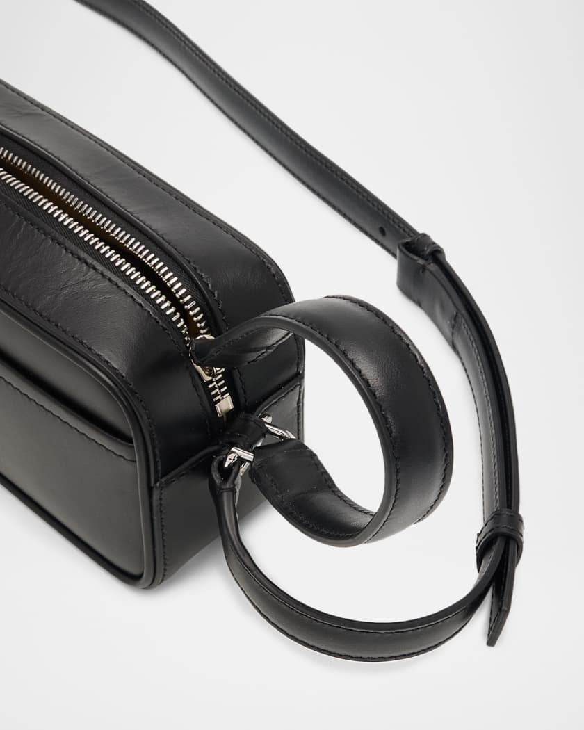JACQUEMUS ブラックレザー ショルダーバッグ JACQUEMUS ブラックレザーショルダーバッグ 【公式通販】
