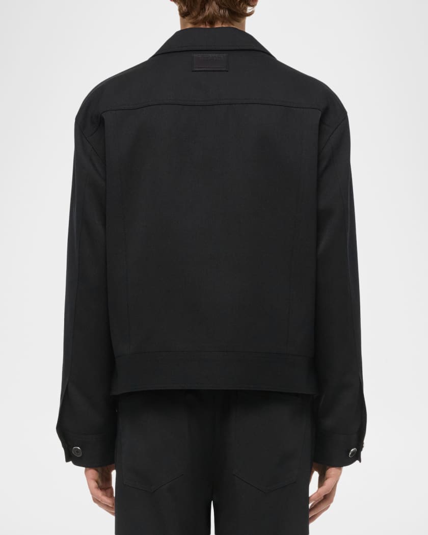 Helmut Lang Men's Notch Lapel Utility Jacket | Neiman Marcus
