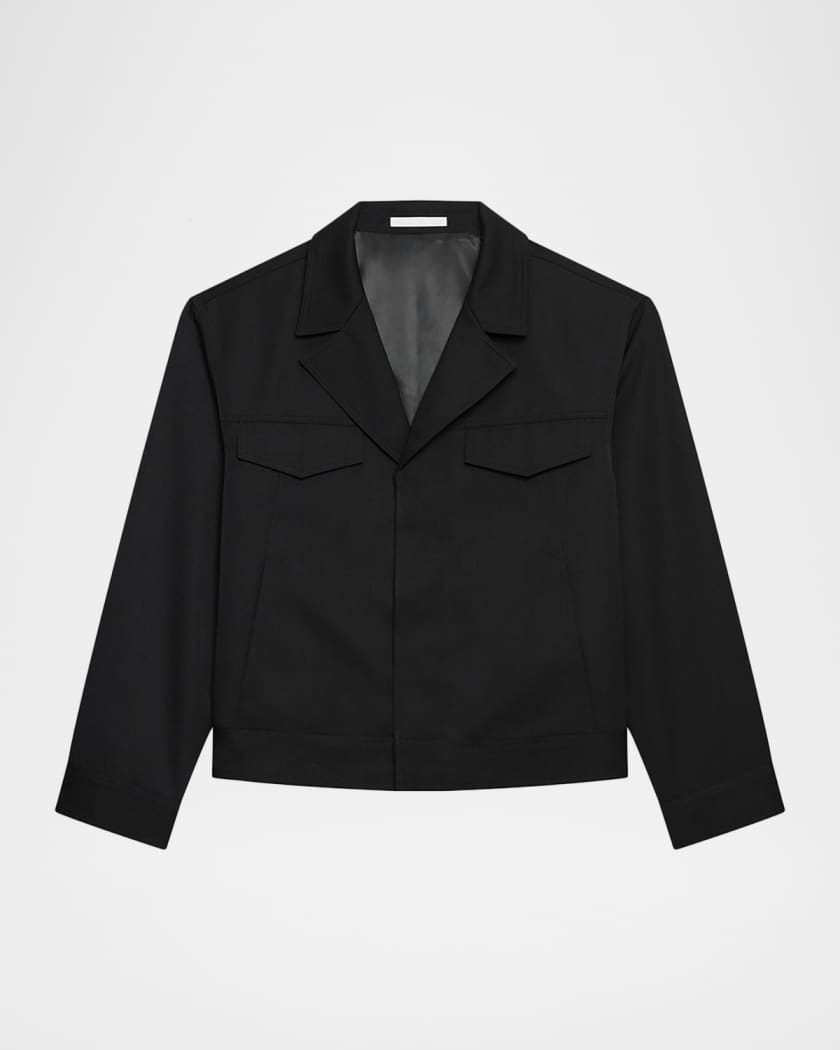 Helmut Lang Men's Notch Lapel Utility Jacket | Neiman Marcus