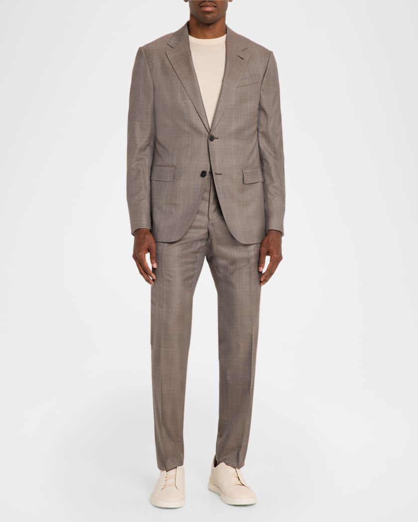 ZEGNA Men's 15milmil15 Wool Single-Breasted Suit | Neiman Marcus