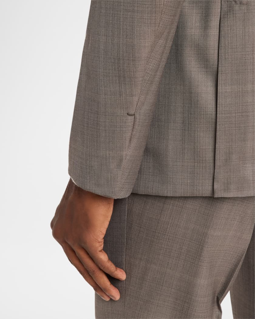 ZEGNA Men's 15milmil15 Wool Single-Breasted Suit | Neiman Marcus