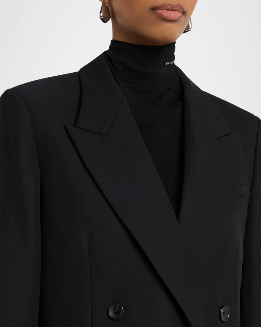 TWP Harper Stretch Wool Double-Breasted Blazer | Neiman Marcus