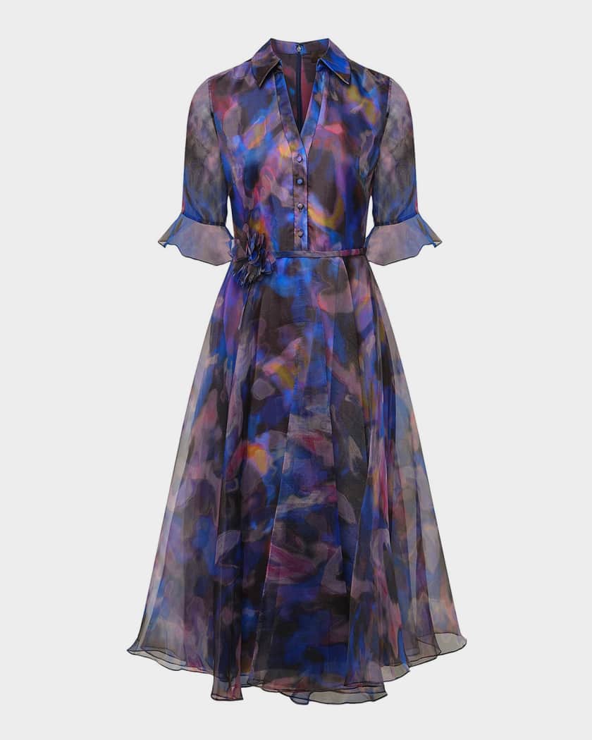 knee length dresses for ladies Baltic Born Womens Colette Sweetheart Midi Dress | Dark Sage main image 1