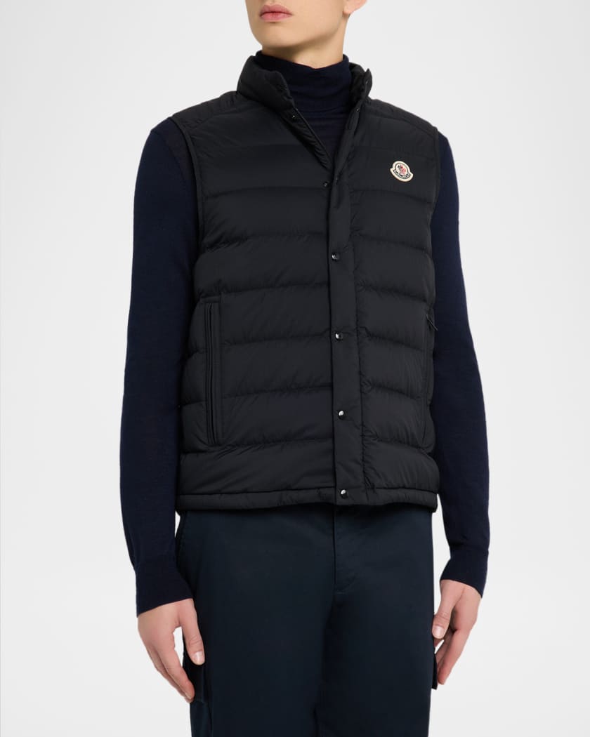 Moncler Men's Barthe Down Vest | Neiman Marcus
