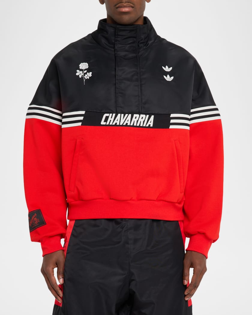 Adidas x Willy Chavarria Men's Gomez Cotton Half-Zip Sweater