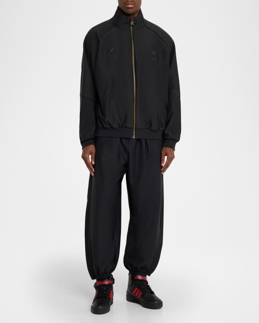 Adidas x Willy Chavarria Men's Dress Twill Track Jacket | Neiman