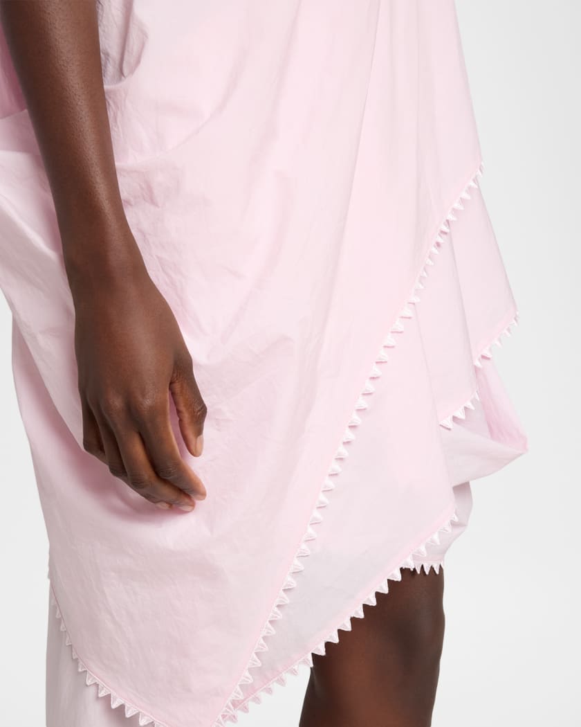 Jacquemus Traversin Courte Asymmetric Draped Sleeveless Dress | Neiman  Marcus