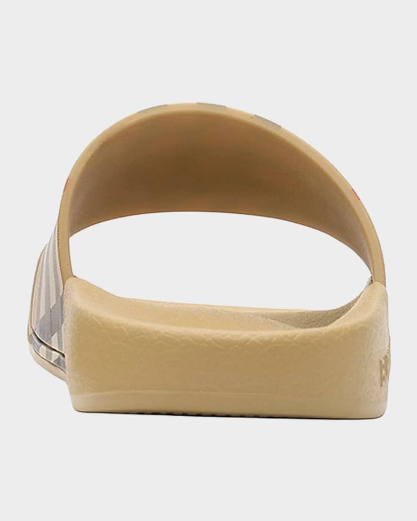 Kid's Check Slide Sandals, Toddler/Kids