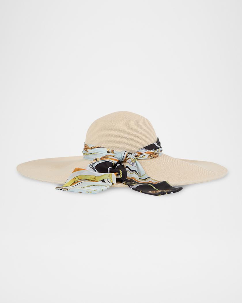 Eugenia Kim Sunny Satin Scarf Sun Hat | Neiman Marcus display picture 1
