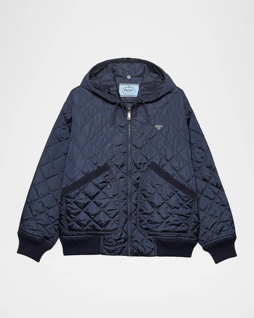 ジャケット・アウター Prada Nylon Zip blouson Prada Printed Nylon