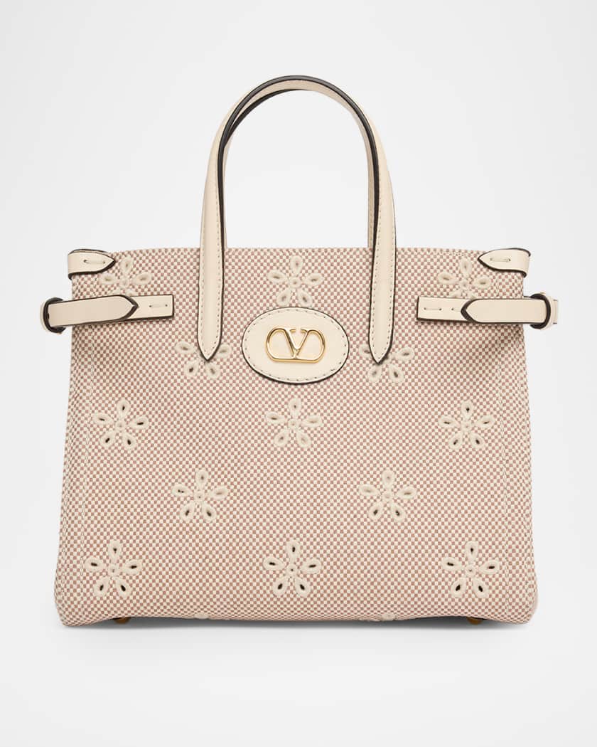 【Valentino Bags】Valentino トートバッグ＆ショルダー Valentino Black Pebbled Leather V-Logo Escape Small Convertible