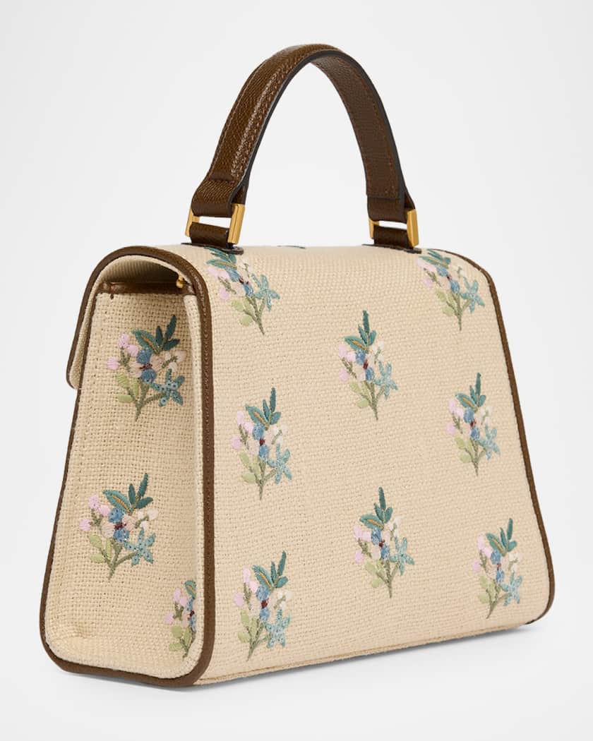 Valentino ヴァレンティノ カシミヤ100%アンサンブル　300-4 VALENTINO GARAVANI Shearling-trimmed wool-blend floral-brocade