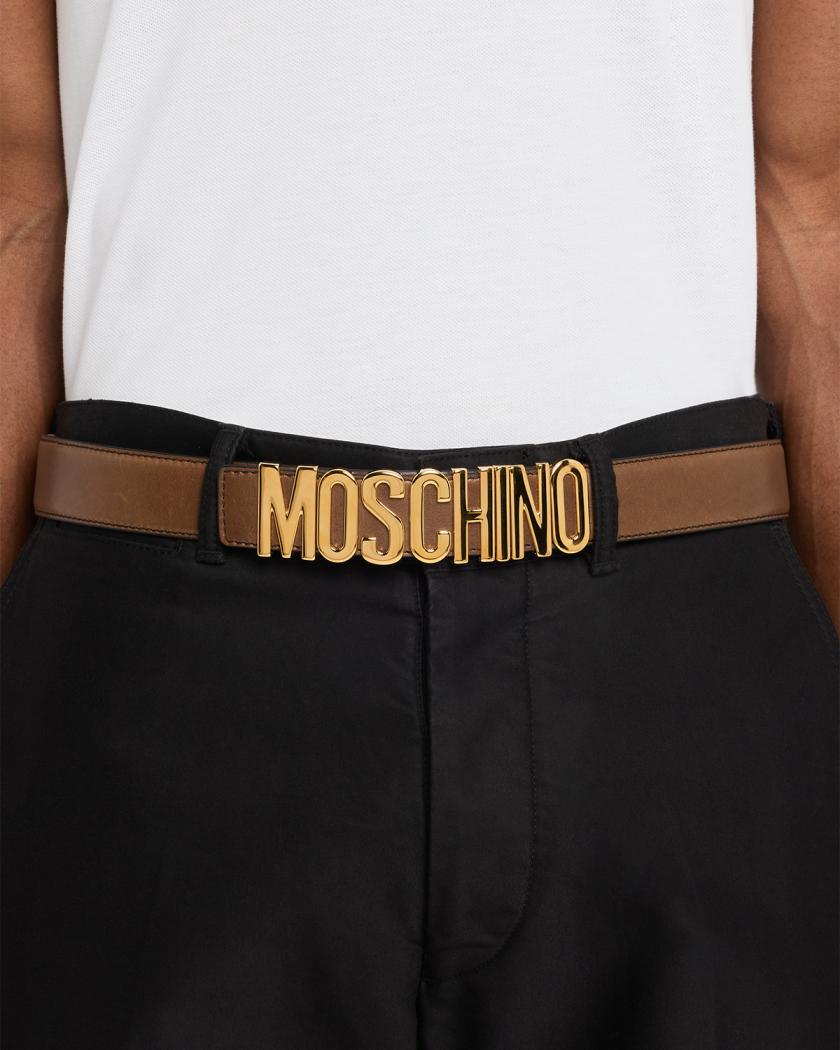 Leather Moschino belt $75 pp includes shipping. Belt in leather with logo | Moschino main image 4