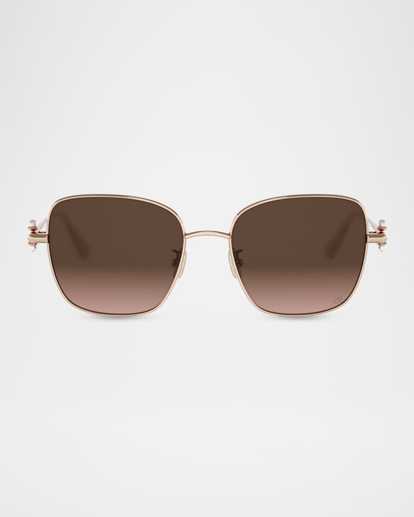 DIOR DiorTribales S1U Metal Square Sunglasses | Neiman Marcus