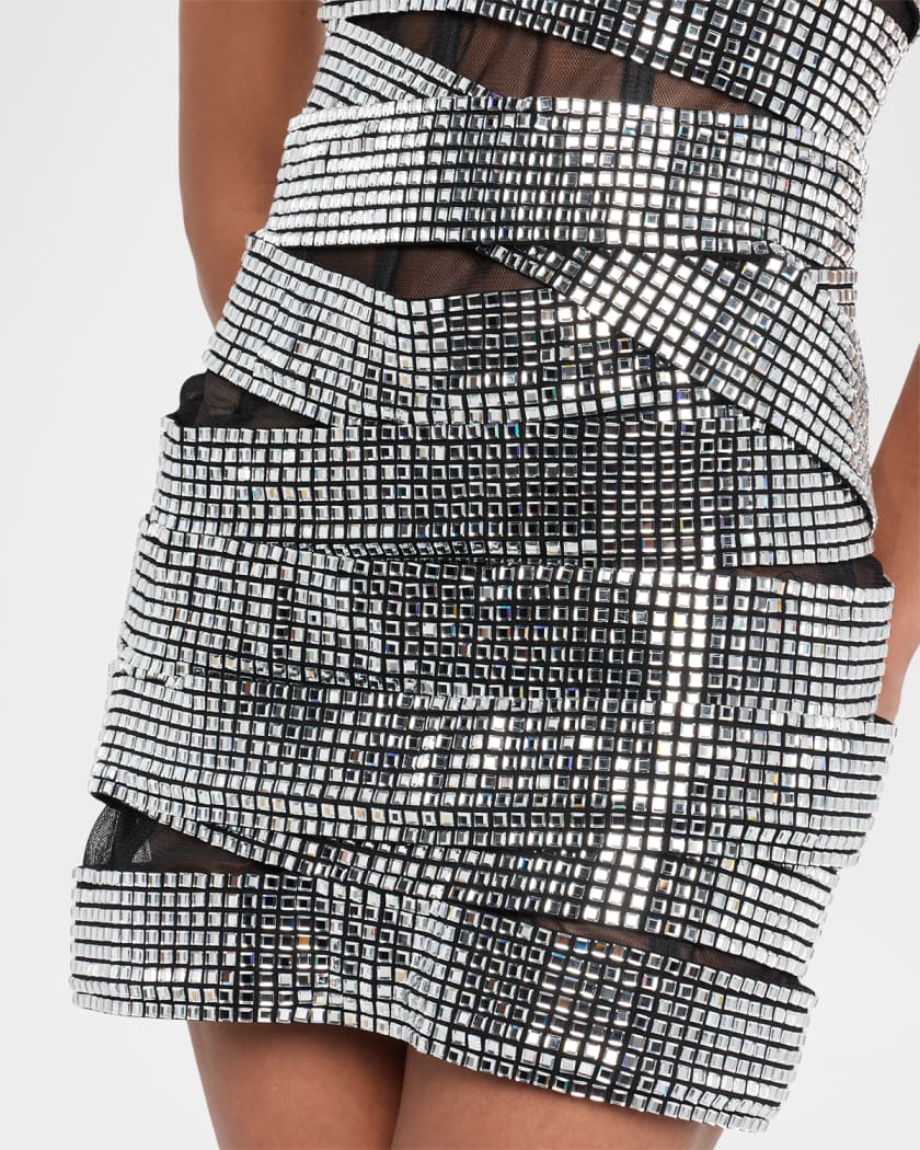 edikted pinstripe bra detail mini dress Etta Built In Bra Mini Dress