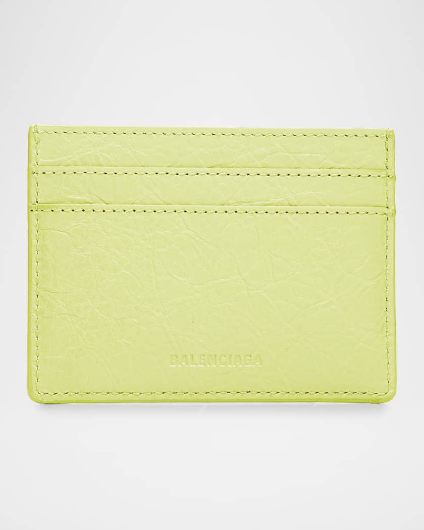 Balenciaga Le City Leather Coin and Card Holder | Neiman Marcus