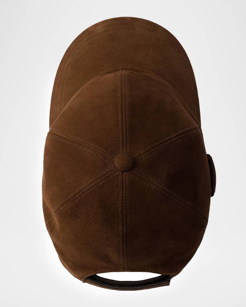 Prada Suede Baseball Cap | Neiman Marcus