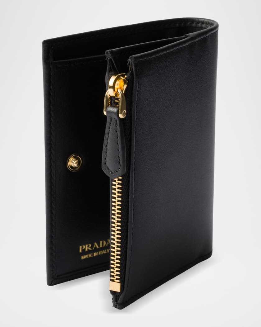 Prada Small Leather Wallet | Neiman Marcus