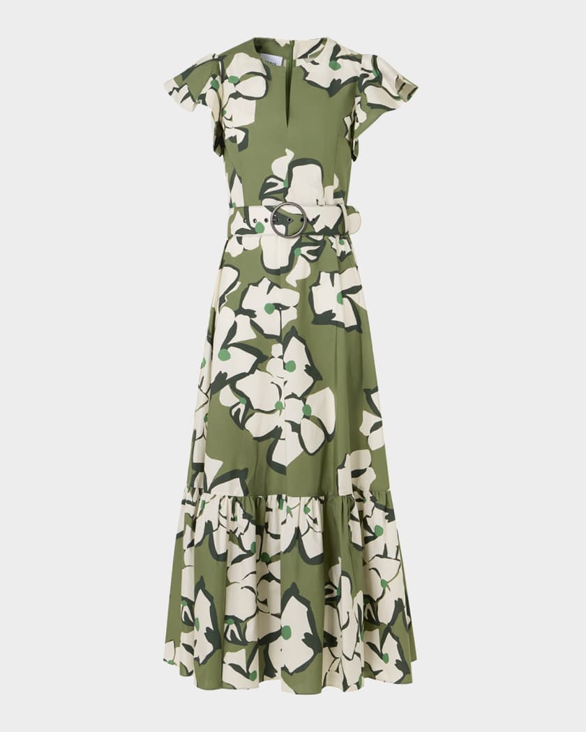 akris green dress The Sara Shift Dress in Cherry Gingham – sette
