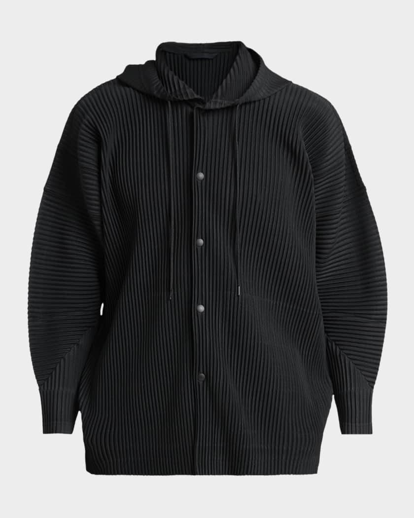 Homme Plisse Issey Miyake Men's Monthly Colors Pleated Snap-Front