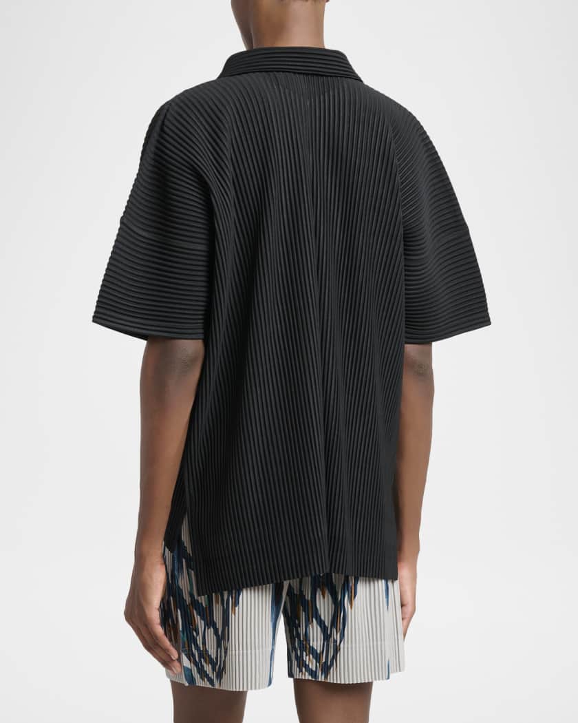 HOMME PLISSÉ ISSEY MIYAKE シャツ　サイズ2 Homme Plisse Issey Miyake Men's Monthly Colors July Pleated Short
