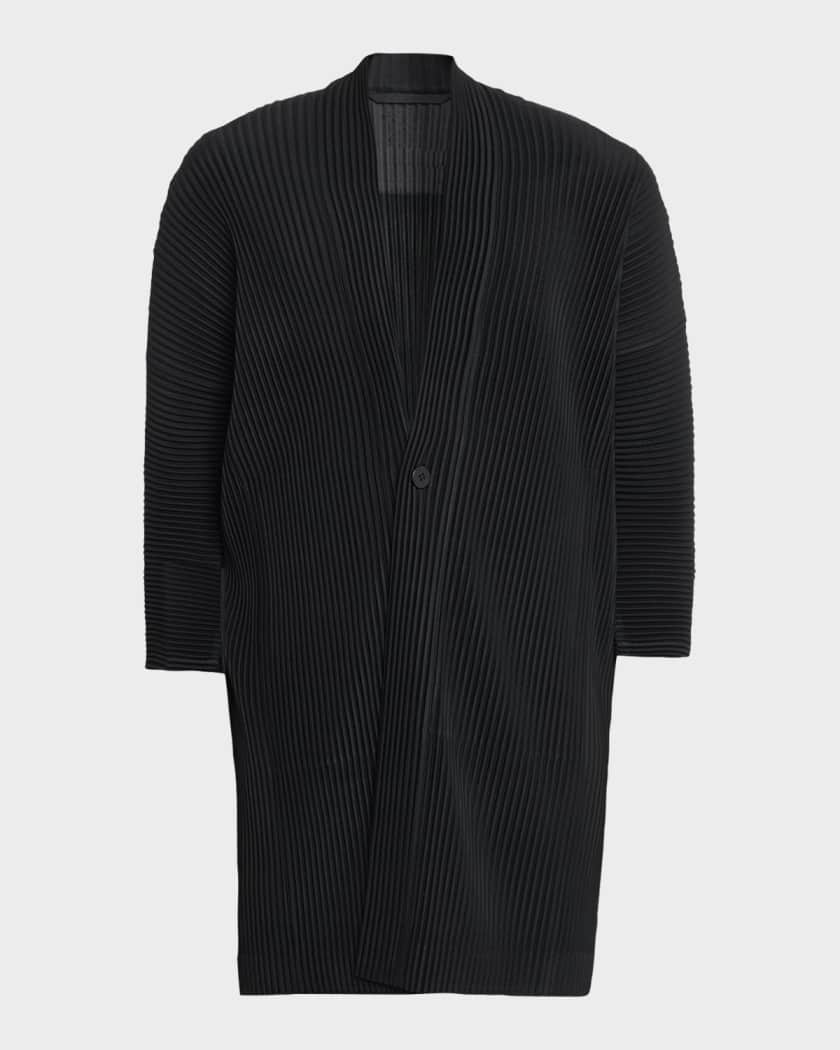 Homme Plisse Issey Miyake Men's Monthly Colors Pleated Cardigan