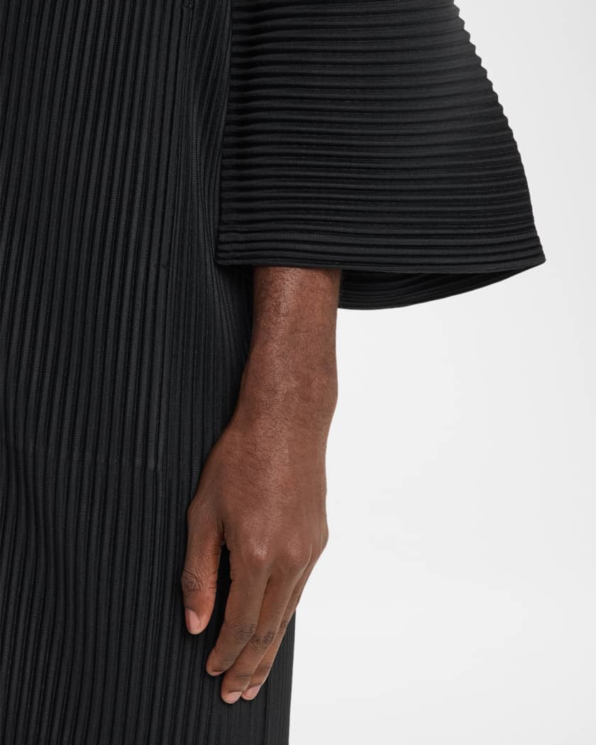 Homme Plisse Issey Miyake Men's Monthly Colors Pleated Cardigan