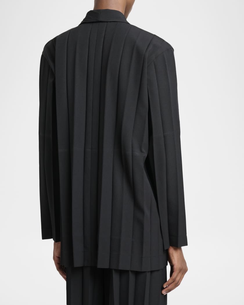 Homme Plisse Issey Miyake Men's Edge Ensemble Single-Breasted