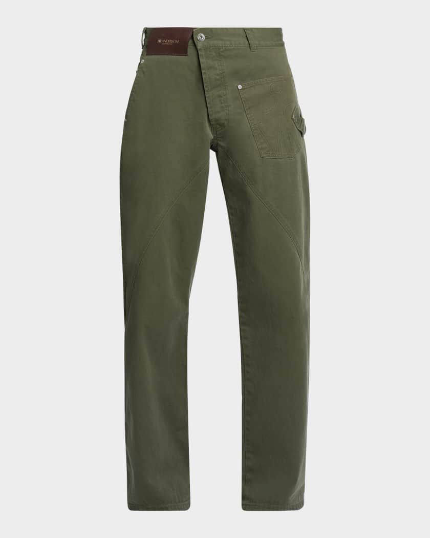 y*s様 JW ANDERSON TWISTED WORKWEAR JEANS JW Anderson Men's Twisted Workwear Jeans | Neiman Marcus