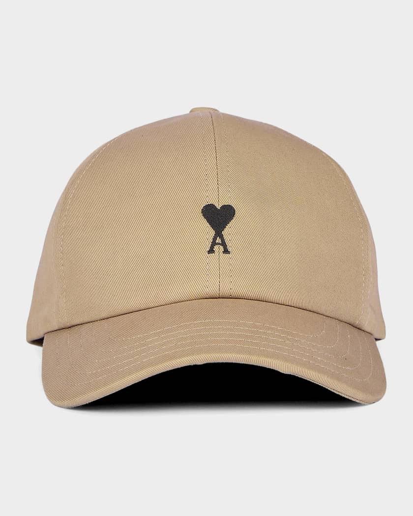 Ami Paris Men's Quota Embroidered Ami de Coeur Baseball Cap
