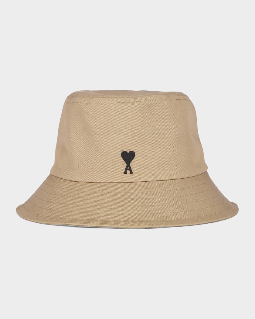 Ami Paris Men's Quota Ami de Coeur Bucket Hat | Neiman Marcus