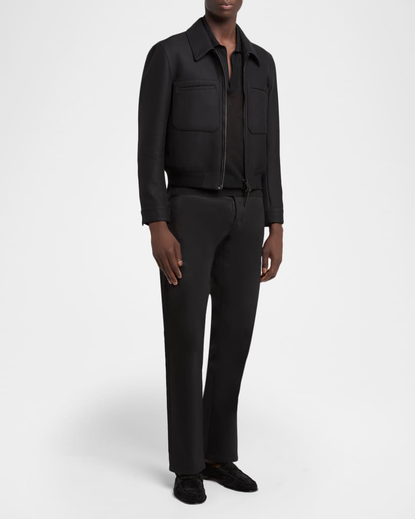 TOM FORD Men's Bedford Cotton Stretch Straight Leg Five-Pocket
