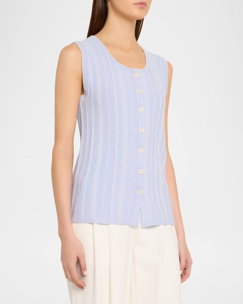 Alyna Textured Knit Vest | Neiman Marcus