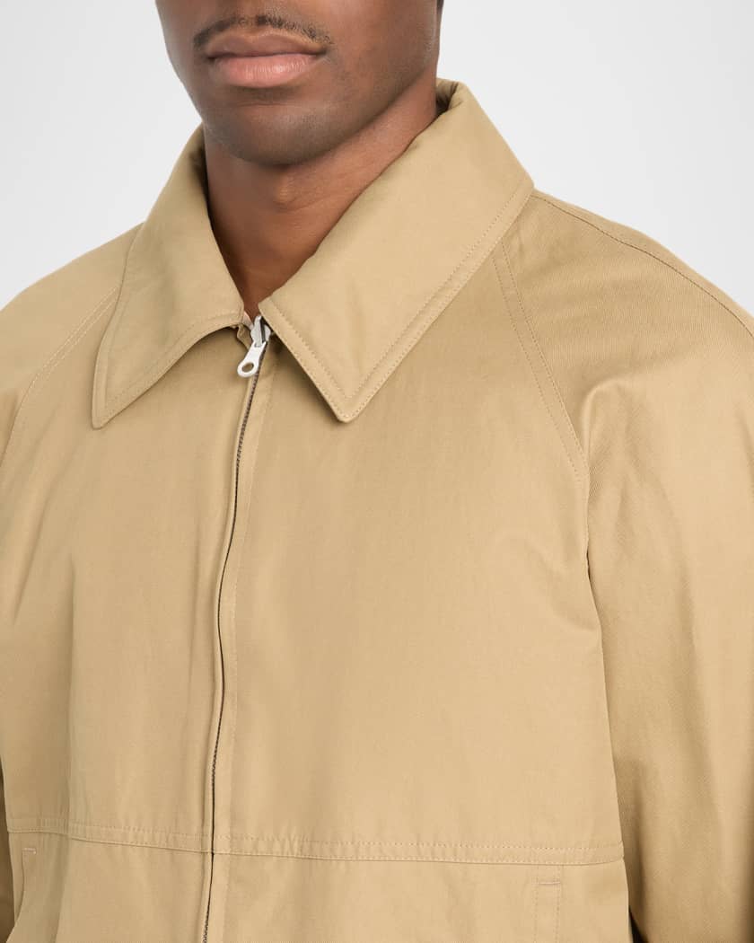 Dries Van Noten Men's Reversible Cotton Twill Jacket | Neiman Marcus